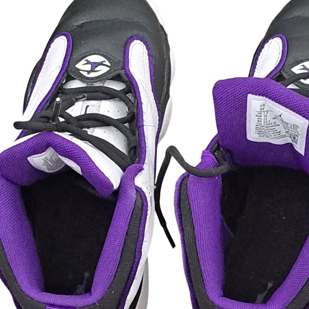 Nike Air Jordan Pro Strong (PS) Shoes Kid’s SZ 3Y White Black Purple DC7909-150